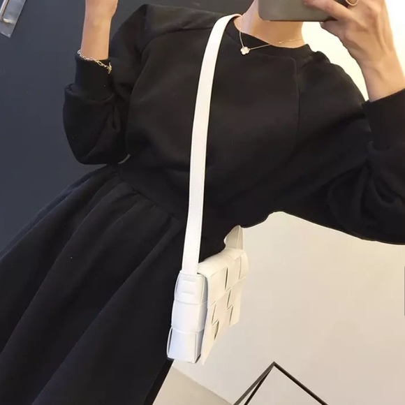 NEW Dress winter warm S/M womens black - Picture 3 of 7